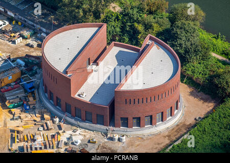 Ökologische Umbau der Emscher System, zentrale kläranlagen System im Ruhrgebiet, Emscher Pumpwerk, Emscher Emscher Abwasser, Kanal, Ruhrgebiet, Stockfoto