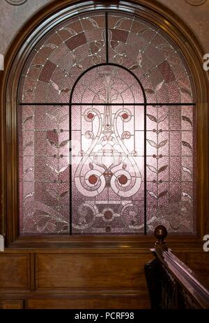 Bibliotheque Solvay, 137 Rue Belliard, (1902), 2014-2017. Künstler: Alan John Ainsworth, Henri Vandeveld. Stockfoto