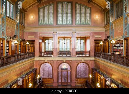 Bibliotheque Solvay, 137 Rue Belliard, (1902), 2014-2017. Artist: Alan John ainsworth. Stockfoto