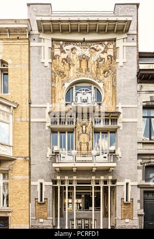 Maison Cauchie, 5 Rue des Francs, (1905), 2014-2017. Artist: Alan John ainsworth. Stockfoto