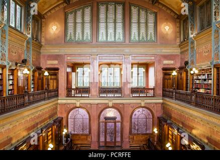 Bibliotheque Solvay, 137 Rue Belliard, (1902), 2014-2017. Artist: Alan John ainsworth. Stockfoto