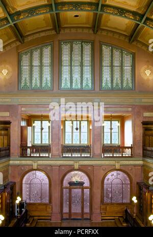 Bibliotheque Solvay, 137 Rue Belliard, (1902), 2014-2017. Artist: Alan John ainsworth. Stockfoto