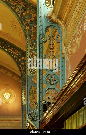 Bibliotheque Solvay, 137 Rue Belliard, (1902), 2014-2017. Artist: Alan John ainsworth. Stockfoto