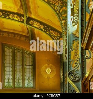 Bibliotheque Solvay, 137 Rue Belliard, (1902), 2014-2017. Artist: Alan John ainsworth. Stockfoto