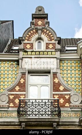 Villa Germaine, 24 AV. Palmeston, Brüssel, Belgien, (1897), 2014-2017. Artist: Alan John ainsworth. Stockfoto