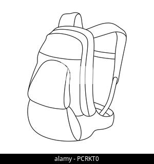 Ein Portfolio von Fahrrädern für die Dinge hinter. Radfahrer Outfit einzelnen Symbol in der gliederungsansicht Stil vektor Symbol lieferbar web Abbildung. Stock Vektor