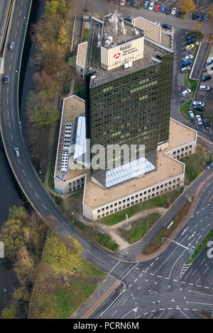 Arbeitsamt Hagen, Verwaltungsgebäude, Agentur für Arbeit, Luftaufnahme von Hagen Stockfoto