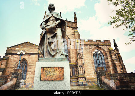 St. Peter Stiftskirche in Wolverhampton Stockfoto