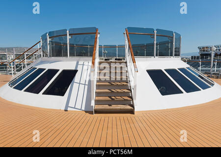 Queen Victoria Cruise Ship Deck Stockfoto