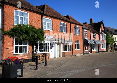 Fachwerkhaus mittelalterlichen Gebäude in Lavenham Suffolk UK Stockfoto
