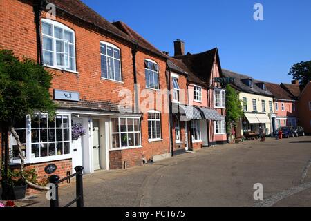 Fachwerkhaus mittelalterlichen Gebäude in Lavenham Suffolk UK Stockfoto