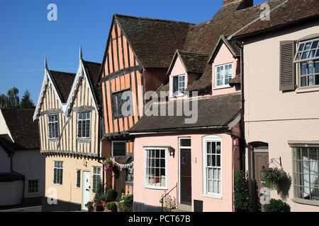 Fachwerkhaus mittelalterlichen Gebäude in Lavenham Suffolk UK Stockfoto