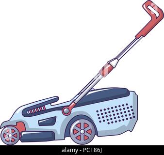 Hand gras Schneidwerksymbol, Cartoon Stil Stock Vektor