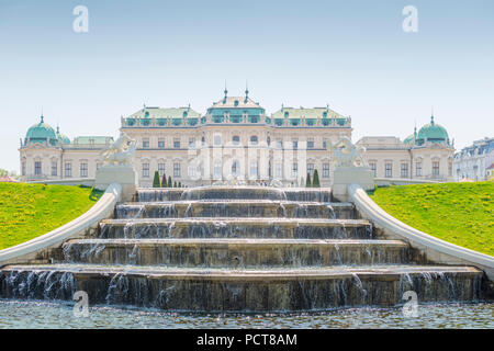 Europa, Österreich, Wien, Schloss, Palast, Belvedere, Wien, Österreich, Architektur, Hauptstadt Stockfoto