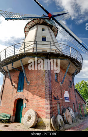 Ekern Mühle, Bad Zwischenahn, Denkmal, Niedersachsen, Deutschland, Stockfoto