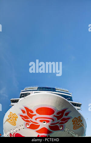 Kreuzfahrtschiff, norwegische Freude, Meyer Werft, Papenburg, Emsland, Niedersachsen, Deutschland, Stockfoto