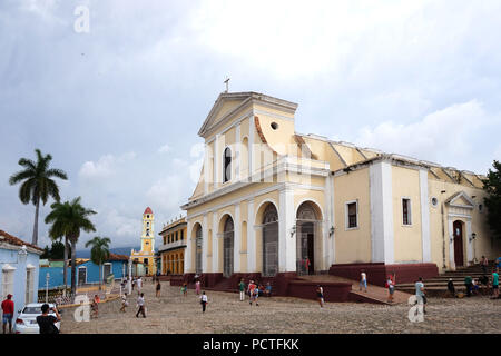 Iglesia de la: Iglesia de Santisima Trinidad, Kirche der Heiligen Dreifaltigkeit, erbaut 1884-1892, Trinidad, Sancti Spiritus, Kuba, Republik Kuba, Großen Antillen, Karibik Stockfoto