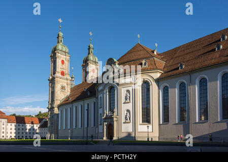 Abteikirche St. Gallus und Otmar, St. Gallen, Kanton St. Gallen, Schweiz Stockfoto