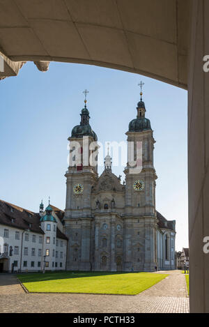 Abteikirche St. Gallus und Otmar, St. Gallen, Kanton St. Gallen, Schweiz Stockfoto