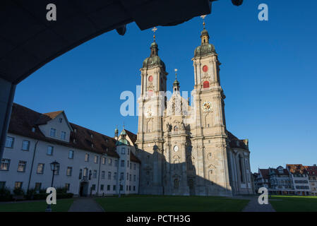 Abteikirche St. Gallus und Otmar, St. Gallen, Kanton St. Gallen, Schweiz Stockfoto