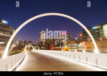 Spider Brücke (Webb stahl Fußgängerbrücke), Docklands, Docklands, Melbourne, Victoria, Australien, Ozeanien Stockfoto