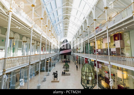 Großbritannien, Schottland, Edinburgh, das National Museum of Scotland, Innenansicht Stockfoto