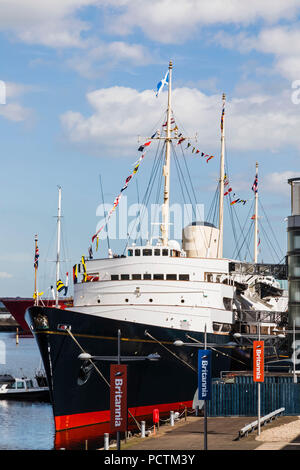 Großbritannien, Schottland, Edinburgh, Leith, die Royal Yacht Britannia Museum Stockfoto