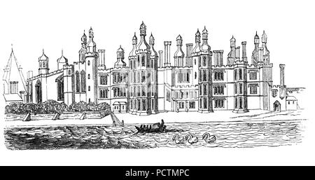 Richmond Palace War Eine Konigliche Residenz Auf Der Themse In London England In Der 16 Und