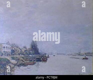 Alfred Sisley-Point du Jour 1878. Stockfoto