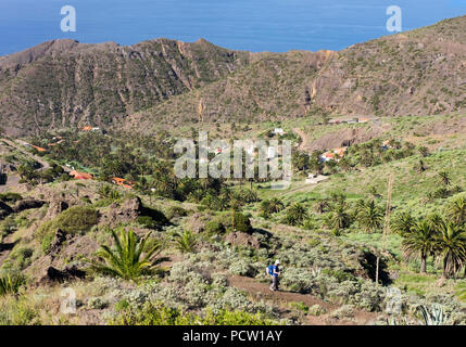 Tazo, Gemeinde Vallehermoso, Gomera, Kanarische Inseln, Kanaren, Spanien Stockfoto