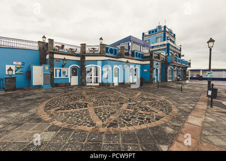 Marina del Sur, Las Galletas, Teneriffa, Spanien - 25. Mai 2018: Marina del Sur, Port in Arona auf Teneriffa Insel. Stockfoto