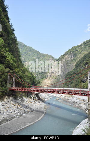 Landschaft im Inneren Taroko Nationalpark in Hualien County, Taiwan Stockfoto