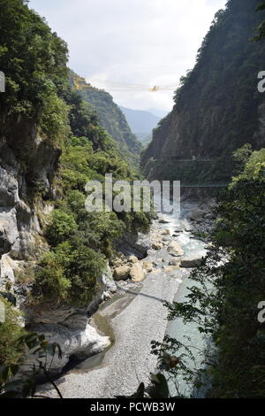 Landschaft im Inneren Taroko Nationalpark in Hualien County, Taiwan Stockfoto