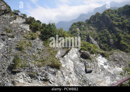 Landschaft im Inneren Taroko Nationalpark in Hualien County, Taiwan Stockfoto