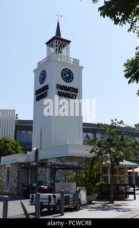 Clock Tower Farmers Market Los Angeles USA. Stockfoto