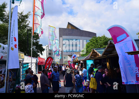 National Eisteddfod Bucht von Cardiff Caerdydd Wales 2018 Stockfoto