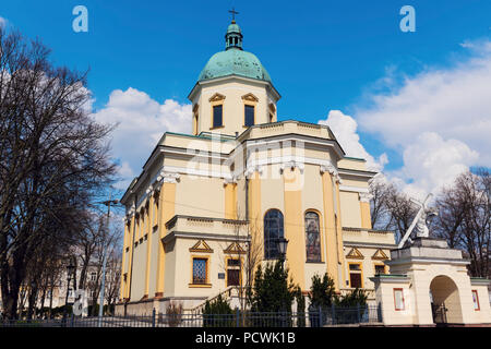 St. Stanislaus Garnisonkirche in Radom. Radom, Masowien, Polen. Stockfoto