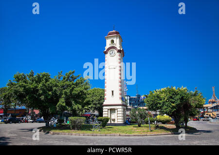 COLOMBO, Sri Lanka - Dec 24, 2016: Der Uhrturm in der Stadt Colombo am 24.Dezember 2016. Sri Lanka. Stockfoto