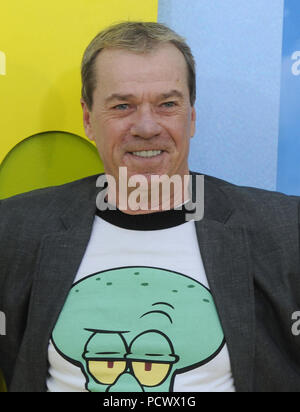 NEW YORK, NY - 31. Januar: Spongebob besucht "Der Spongebob Film: Schwamm aus Wasser" Weltpremiere auf AMC Lincoln Square Theater am 31. Januar 2015 in New York City. Personen: Rodger Bumpass Stockfoto