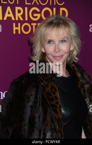 NEW YORK, NY - 03. März: Trudie Styler nimmt "Die zweite beste Exotische Marigold Hotel" New York Premiere im Ziegfeld Theatre am 3. März 2015 in New York City. Personen: Trudie Styler Stockfoto