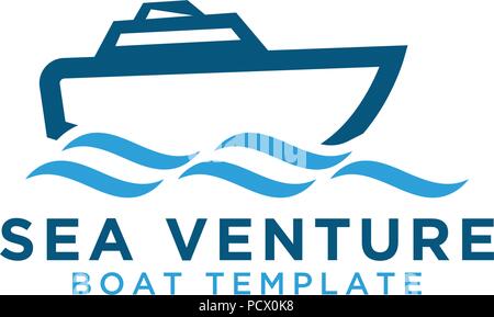 Abbildung: Boot graphic design template Vector Stock Vektor