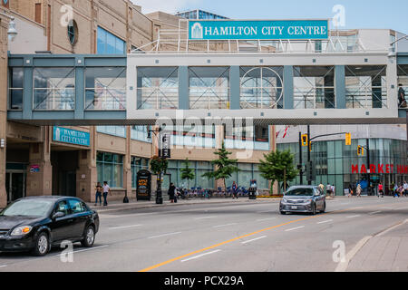 Downtown Hamilton Kanada Stockfoto