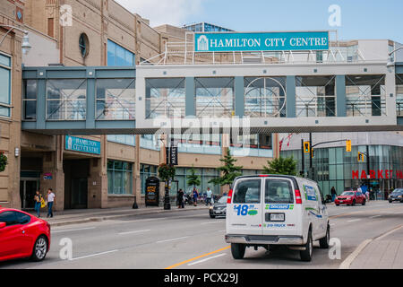 Downtown Hamilton Kanada Stockfoto