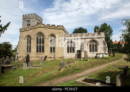 St. Peter's Kirche, Brafferton, Yorkshire. Stockfoto