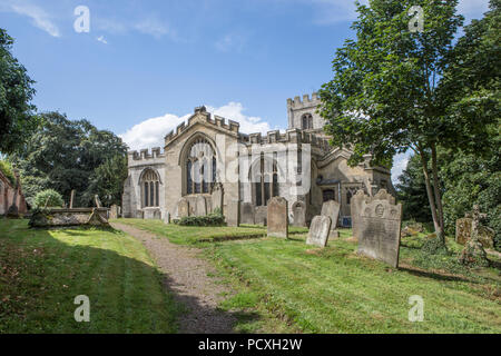 St. Peter's Kirche, Brafferton, Yorkshire. Stockfoto