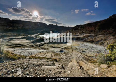 Wheal Maid; Überkehr Dam; St Tag; Cornwall, UK Stockfoto