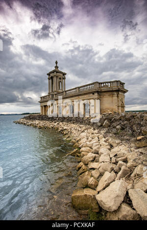 Normanton ist ein Ortsteil der Gemeinde auf dem östlichen Ufer des Rutland Water in der Grafschaft Rutland in den East Midlands von England. Die Bevölkerung Stockfoto