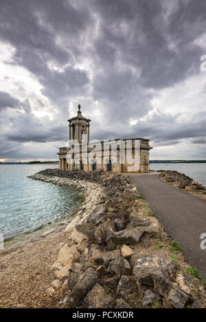 Normanton ist ein Ortsteil der Gemeinde auf dem östlichen Ufer des Rutland Water in der Grafschaft Rutland in den East Midlands von England. Die Bevölkerung Stockfoto