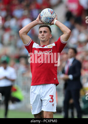 Bristol City Joe Bryan während der Sky Bet Championship match bei Ashton Gate, Bristol. Stockfoto