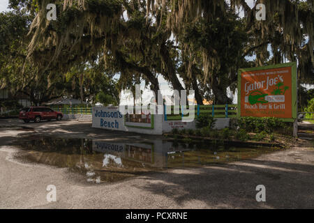 Der Gator Joe Strand, Bar und Grill Ocklawaha, Florida, USA Stockfoto